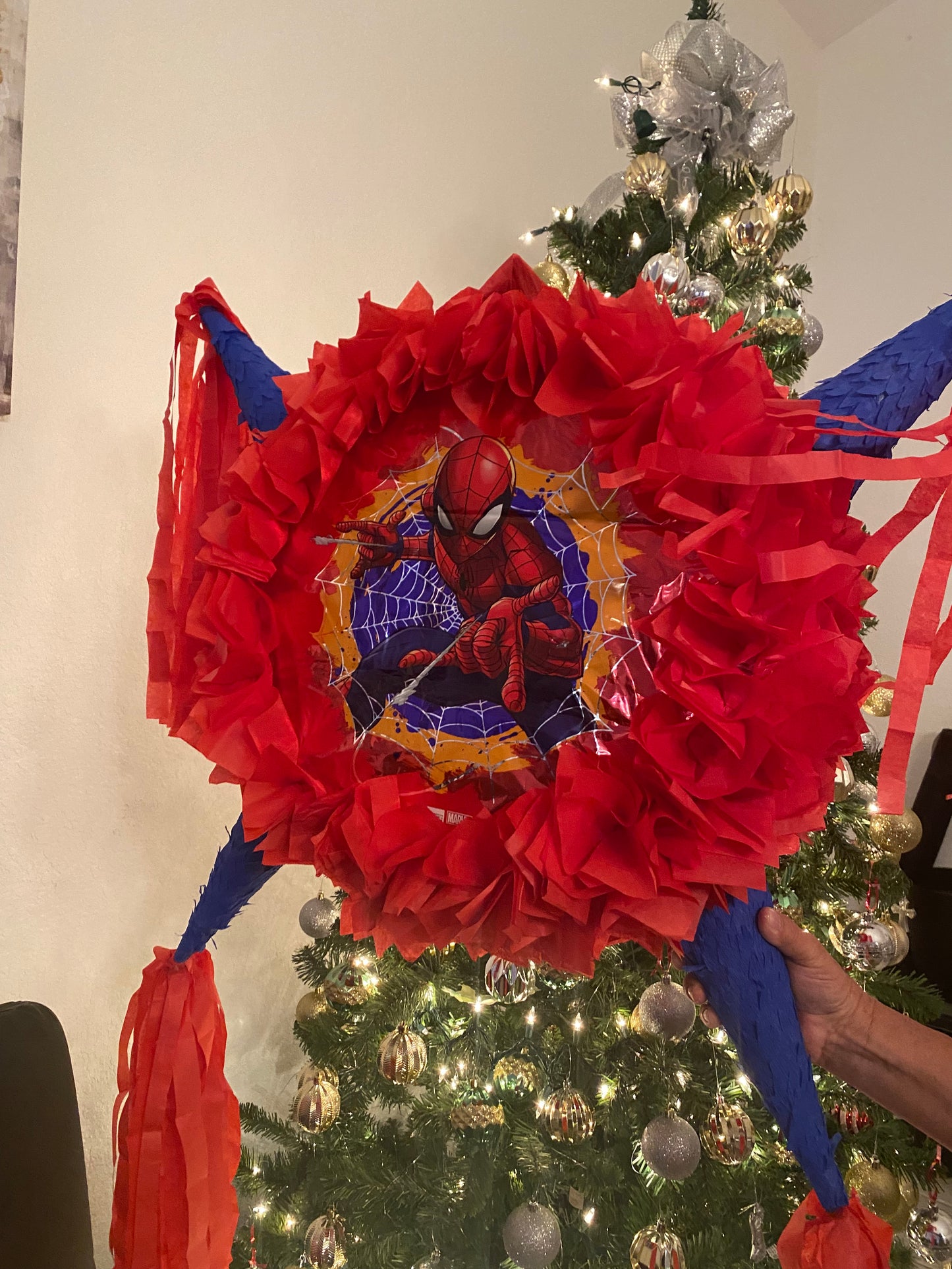 Spider-Man red piñata