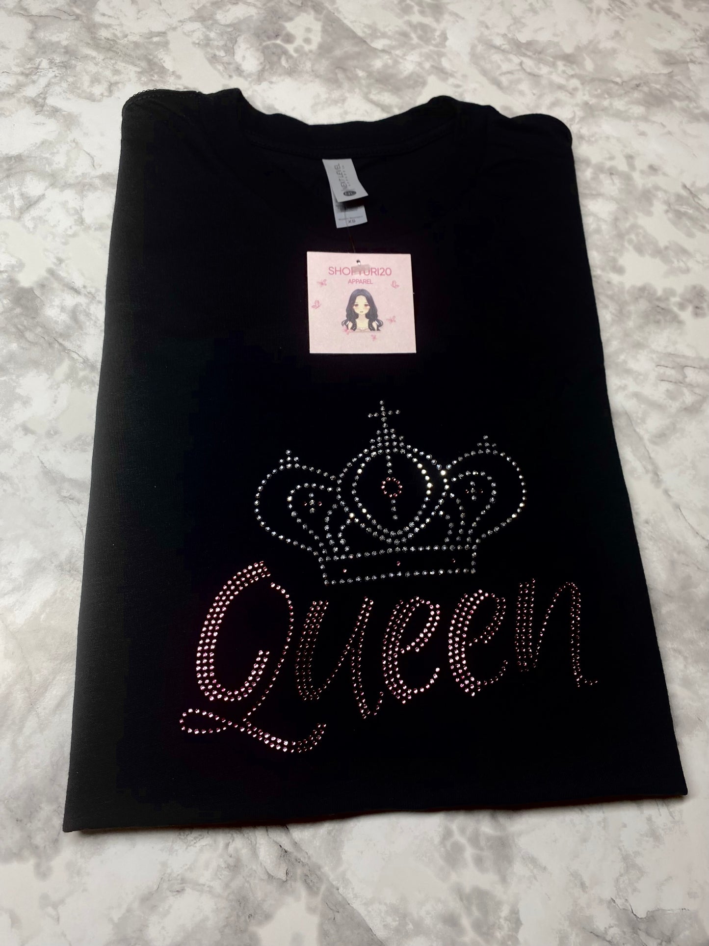 Queen Rhinestone unisex tee