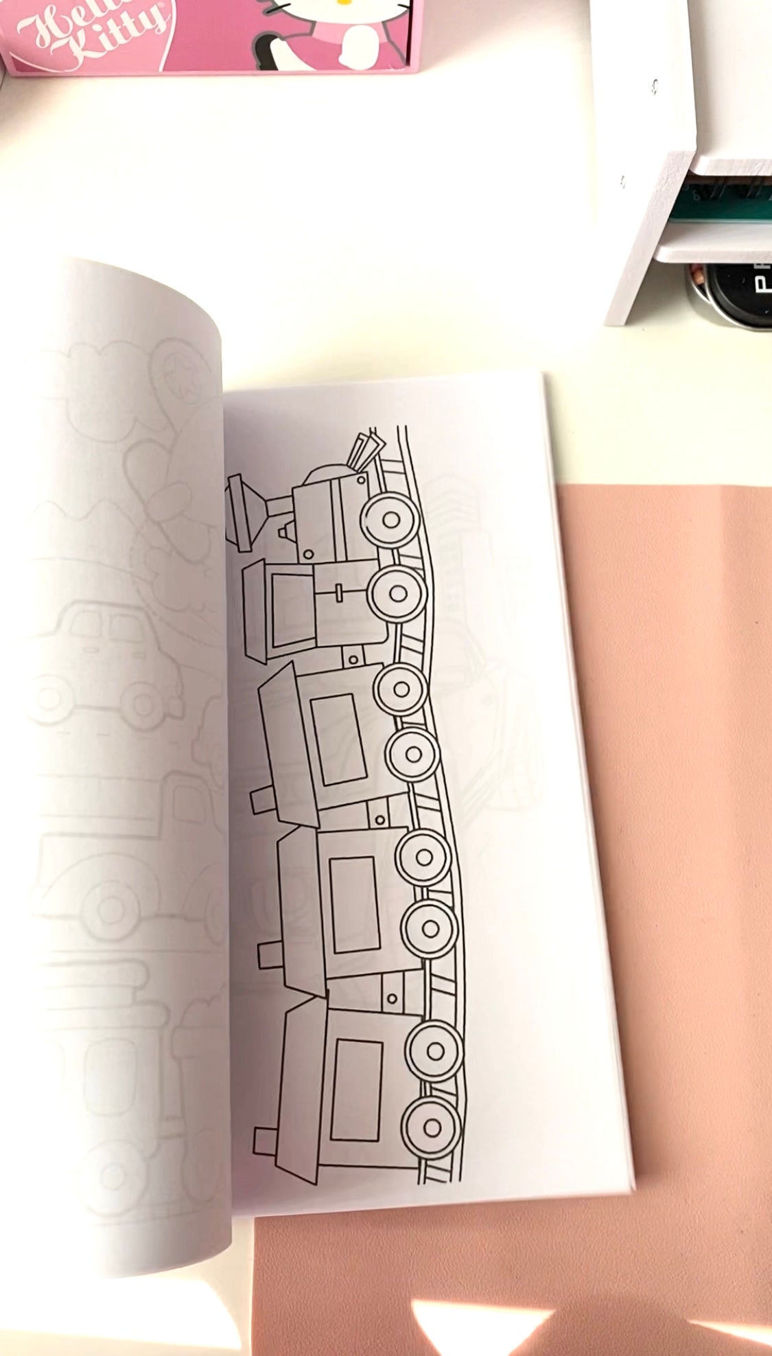 Vehicles coloring book