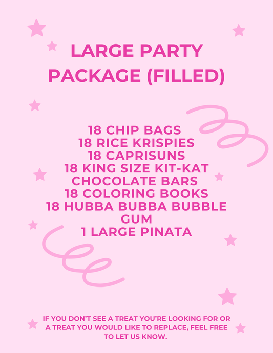 Large Party package (Filled)