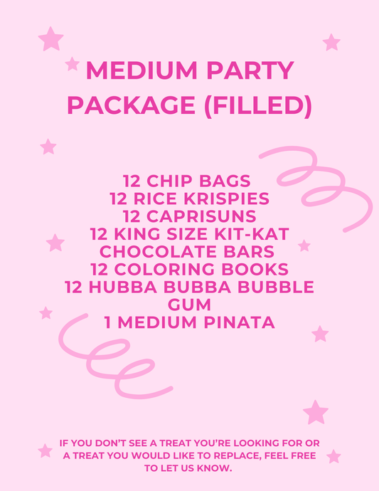 Medium Party Package (Filled)