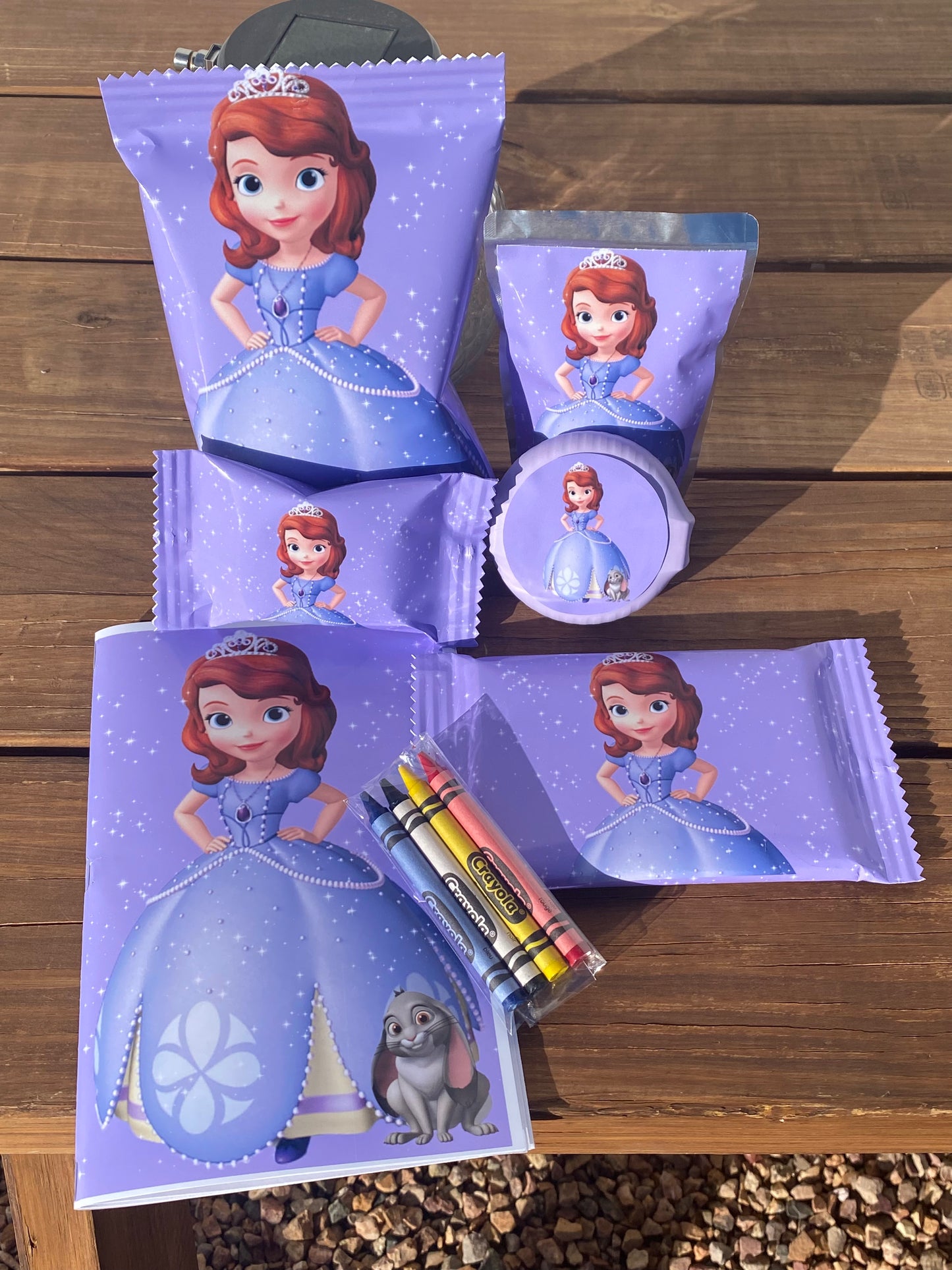 Sofia the first party Package FILLED (made to order)