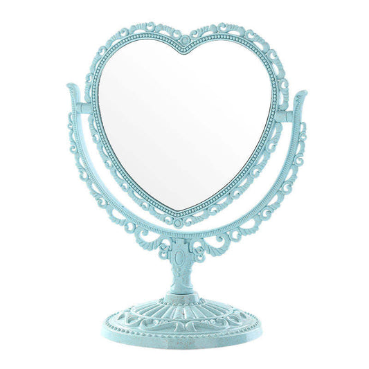 Blue Heart Mirror