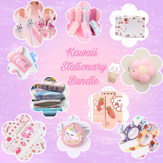 Kawaii Stationary Pack 17PCS