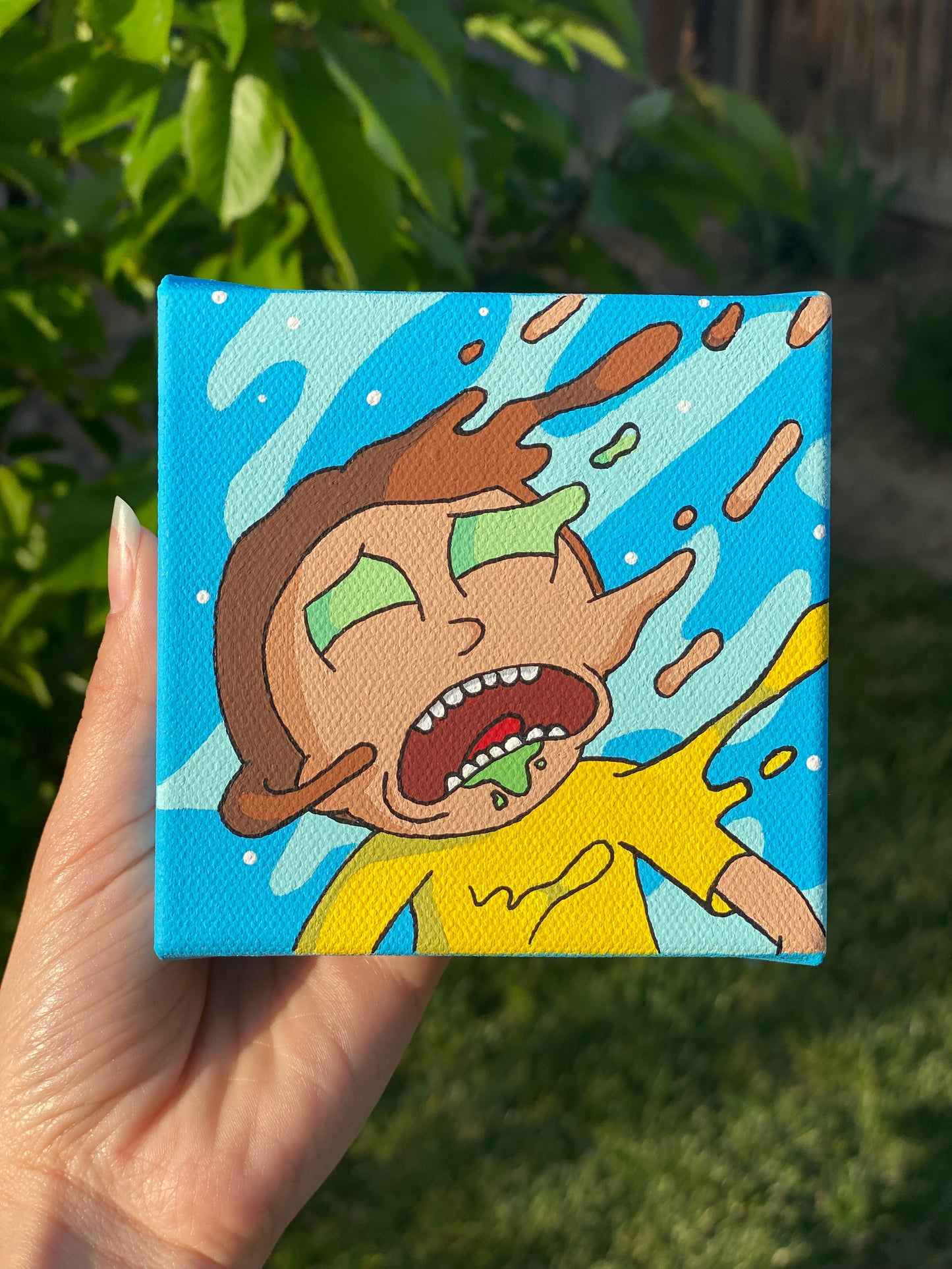 Morty painting (original)